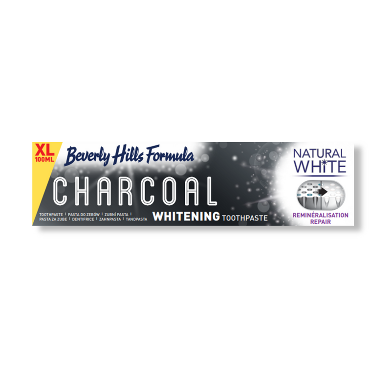 Natural White Charcoal Teeth Whitening Toothpaste 100ml
