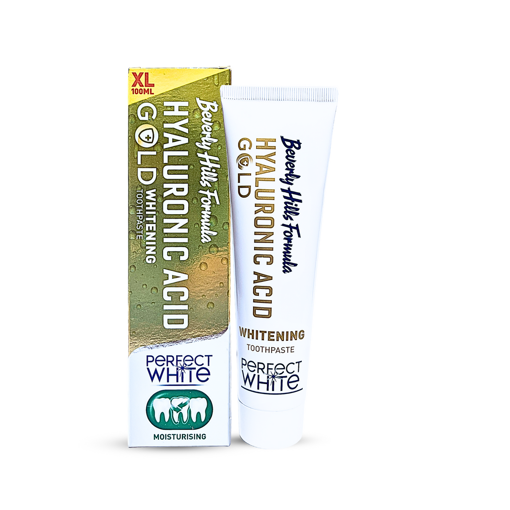 Perfect White Gold with Hyaluronic Acid Teeth Whitening Toothpaste 100 ...
